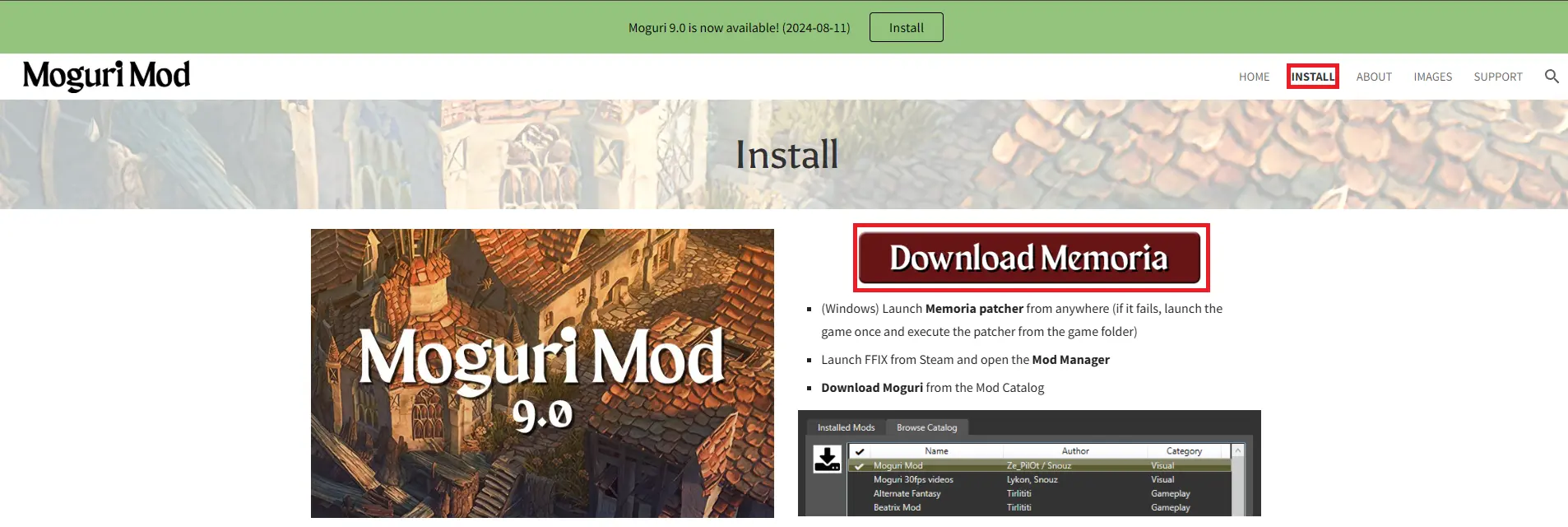 FF9-Pagina Moguri Mod