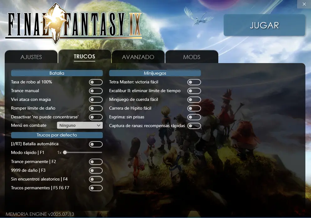 FF9 - Trucos